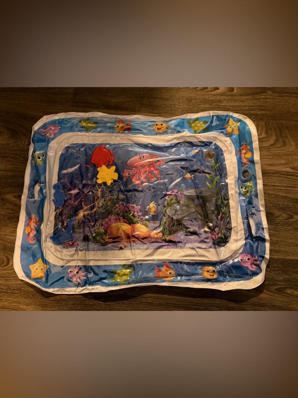 Undersea Baby Tummy Time Water Mat with Ocean Friends